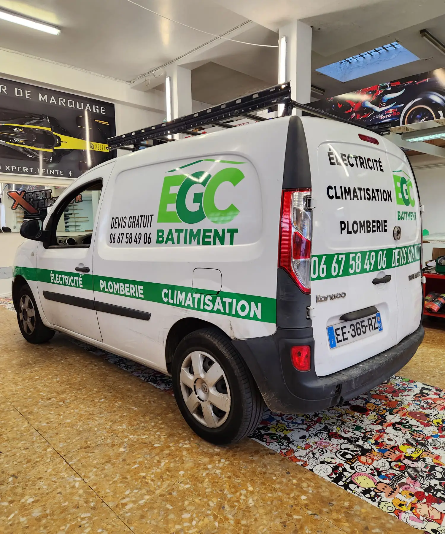 Marquae publicitaire renault Kangoo