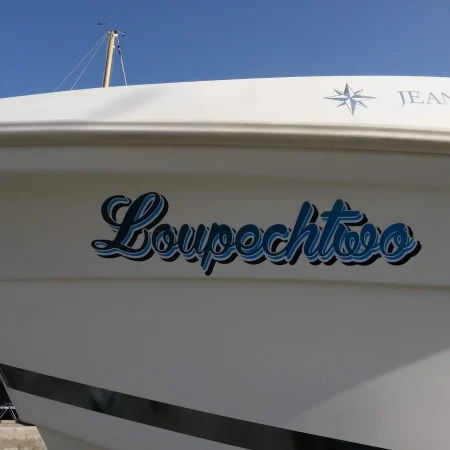 Nom de bapteme bateau personalisé