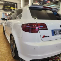 Vitres teintées et pose de films solaire Audi A3 à Toulon