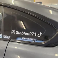 adhesif intagram titok personnalisé