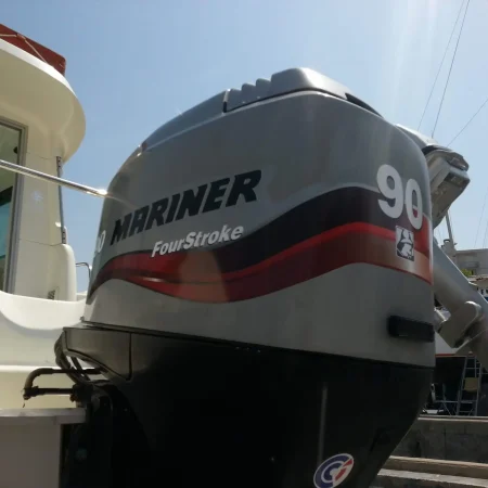 sticker pour capot moteur mariner 90ch
